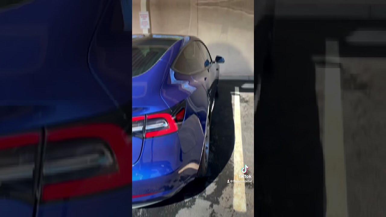 😎Tesla Mini Detail and Wax😎 