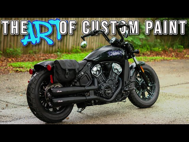 Episode 3 - Scout Bobber Upgrades - Custom Paint Project BTS video, how a  custom paint job is done 