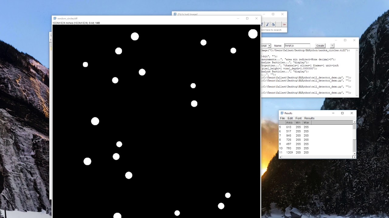 BioImage Analysis in Python, Writing Jython Scripts with Macro Recorder ...
