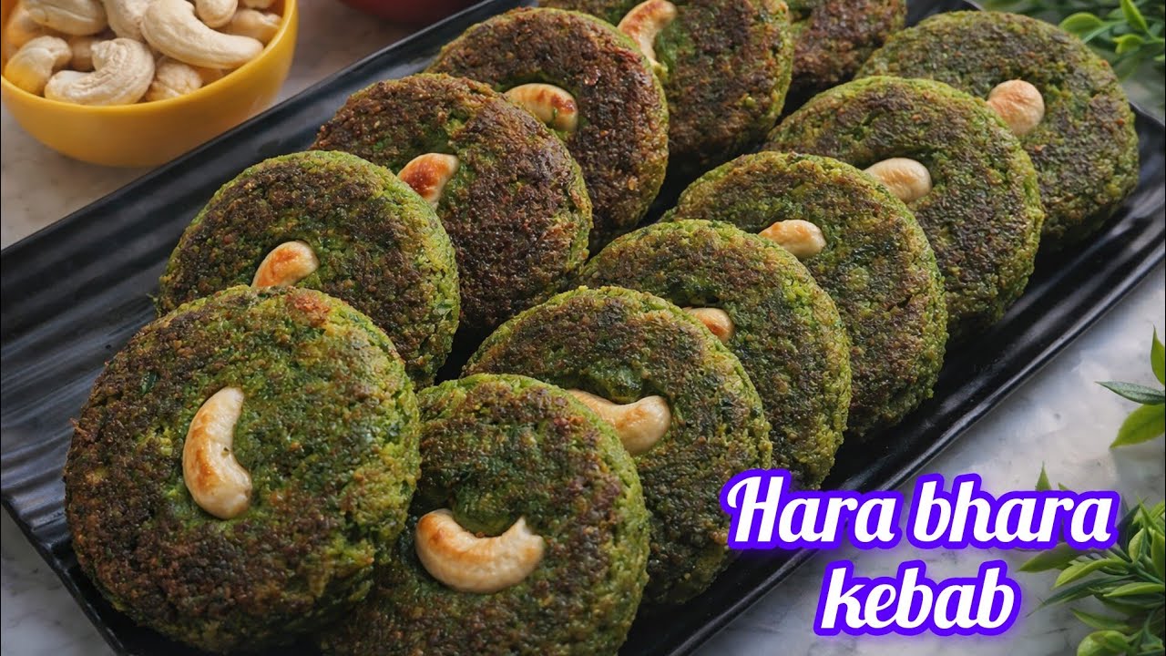 जिसने खाया वही फैन हो गया 😍 | होटल जैसा हरा भरा कबाब | आसान Veg Starter Recipe