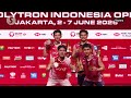 Fei-Din stay hungry after Indonesia Open win
