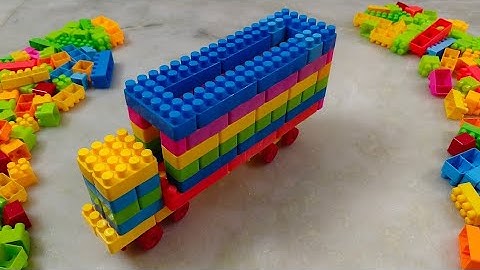 Satisfying DIY Truck ASMR/ building blocks/block game/lego building fun #asmr#buildingblocks#lego