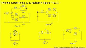 Find the current in the 12-Ω resistor in the figure below.