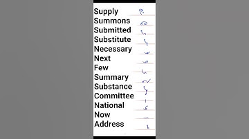 Shorthand English Legal Word Outline | English steno Legal Word Outlines |op Steno op Stenography