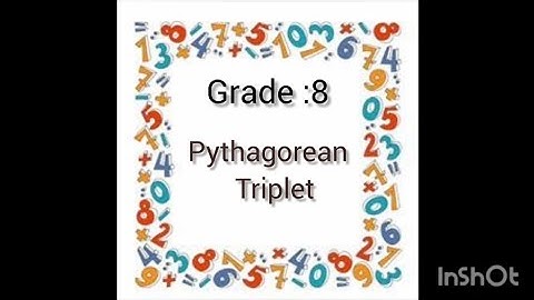 #Pythagoreantriplet(Even or Odd ) in English...