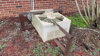 Ten Older Ruud Air Conditioners & Two Goodman GSX14 Air Conditioners