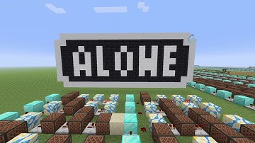 Minecraft Noteblock (Alone by Alan Walker) Full song