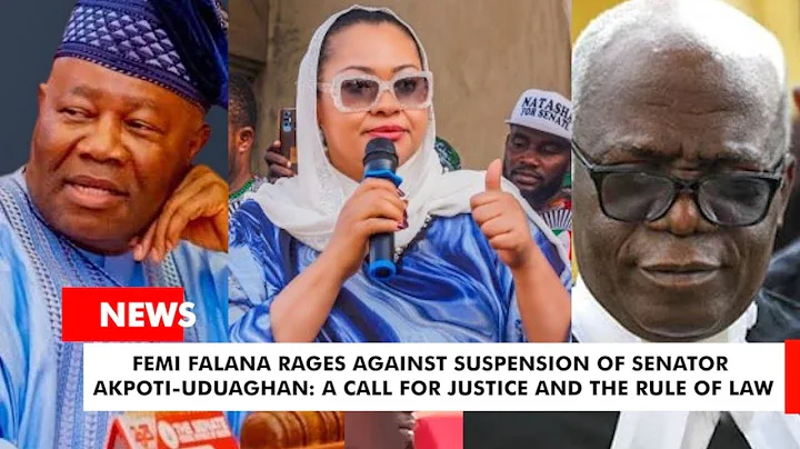 Femi Falana Rages Against Natasha Akpoti-Uduaghan's Suspension: A Call for Justice & the Rule of Law