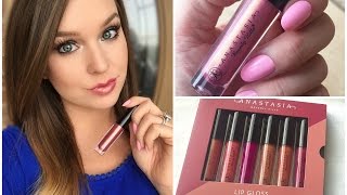 Anastasia Beverly Hills ~  Summer Lip Gloss Set ~ Lip Swatches & Review!