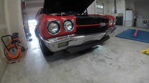 70 Chevelle front Camaro spoiler