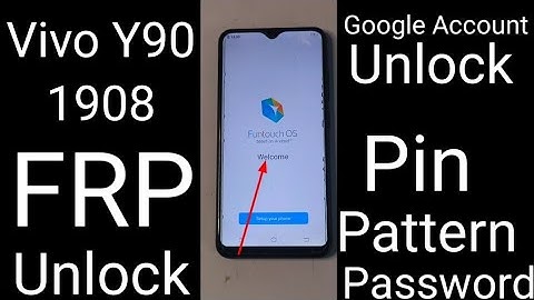 Vivo Y90 (1908) Frp Unlock Google Account Pin/Pattern/password Unlock MRT.UMT Sport