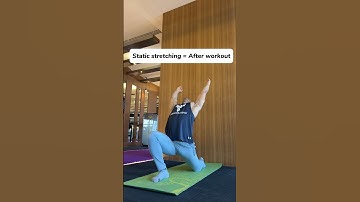 Difference between static vs  dynamic ￼ stretching #ytshorts