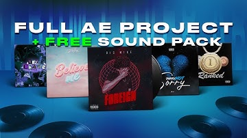 Free SFX Pack + Album Cover Motion Design Advertisement | After Effects Project File (Linked below)