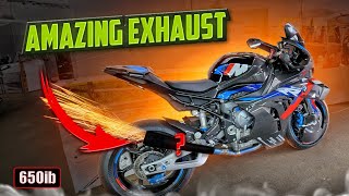 INSTALLED THE BEST FULL EXHAUST ONTO MY 2023 BMW M 1000 RR!