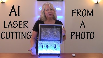 Laser Cutting a Drawing from a Photo of Original Artwork