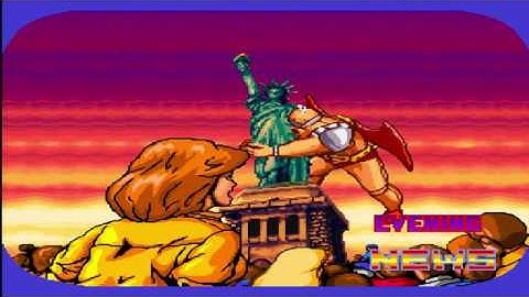 TMNT IV: Turtles in Time (SNES) walkthrough - Intro Cutscene