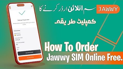 How To Order Jawwy SIM Online | Jawwy SIM Online Order In Hindi Urdu | Jawwy Sim Order Kaise Kare