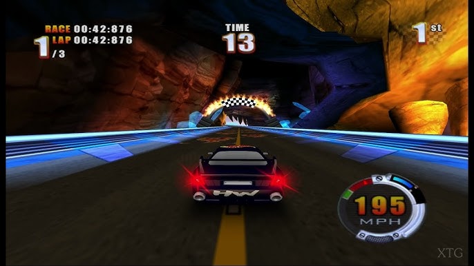 Corra a mil por hora e não se importe com os osbtáculos em Burnout Revenge ( PS2) - PlayStation Blast