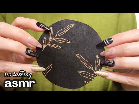 ASMR 🖤 Tapping & Scratching!!