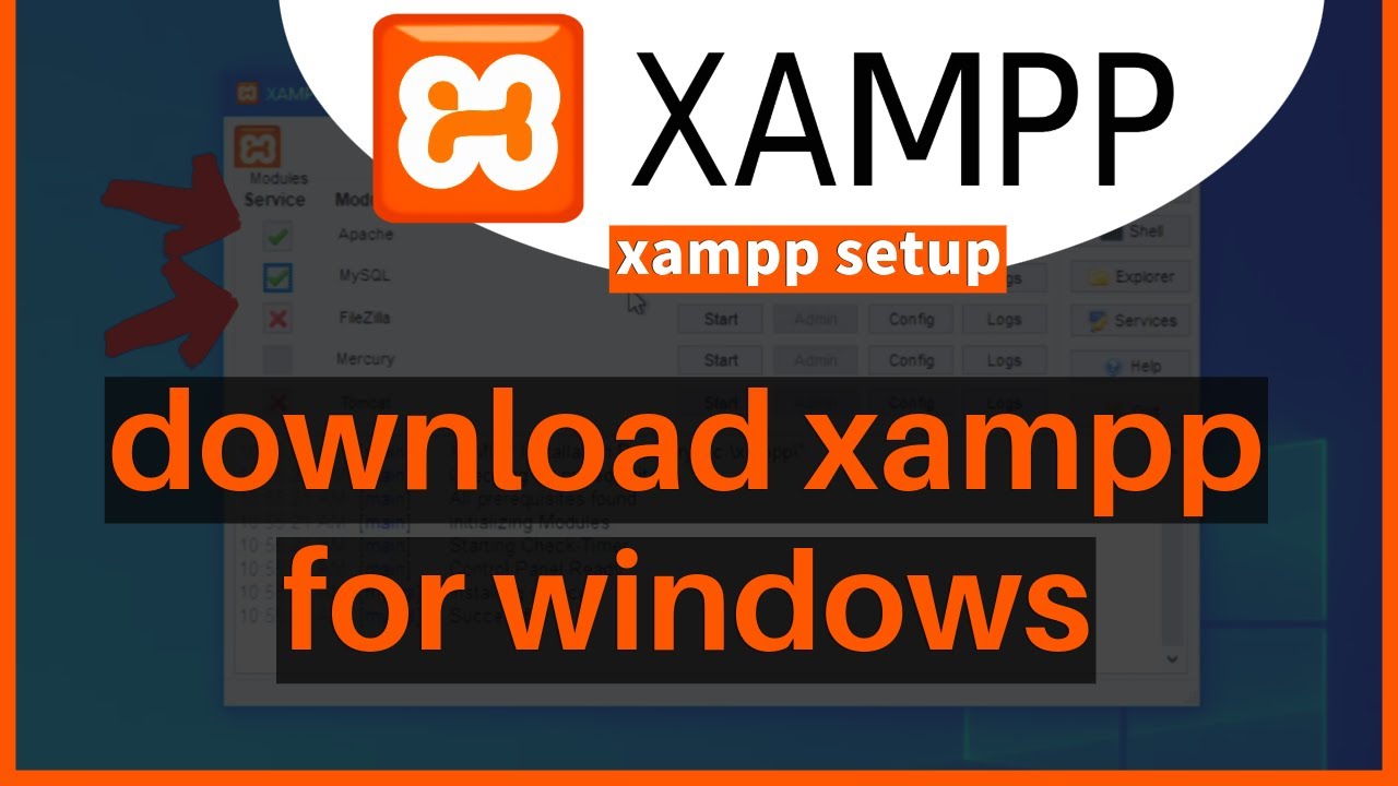 Download Xampp for Windows and run PHP file in Xampp with settings ...