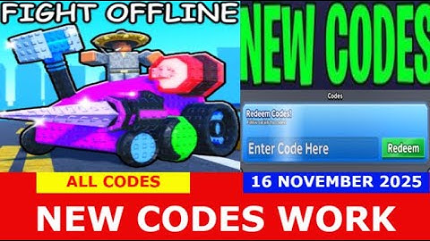 *NEW CODES* Crash Bots ROBLOX | ALL CODES | November 16, 2025