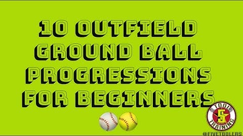 BEST 10 OUTFIELDER DRILLS FOR BEGINNERS