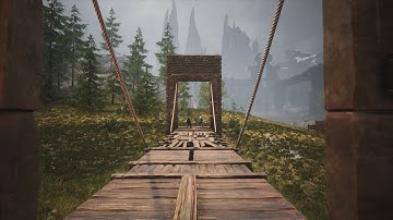Conan Exiles: How to make a Drawbridge for beginners - Walk-through - Guide - PC PS4 XB1