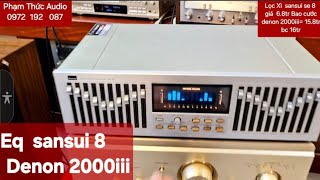 Sansui SE8 equalizer and DENON 2000iii amplifier. Beautiful condition, like new, imported from a ...