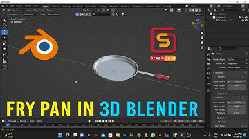 Fry pan in 3D Blender 3.0 | Tutorial by Graph Skill