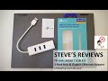 TP-Link UE330 Gigabit Ethernet &amp; 3-Port Hub 2-in-1 USB3.0 Adapter Unboxing and Speed Test