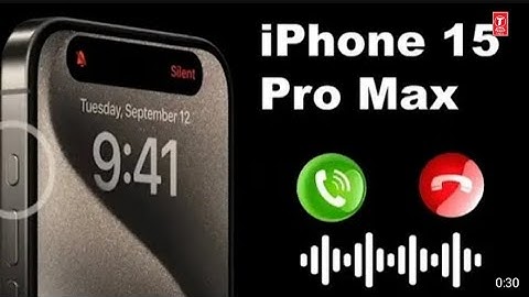 iPhone 15 Pro Max Ringtone  Original |  iPhone 15 Pro Max Ringtone Official