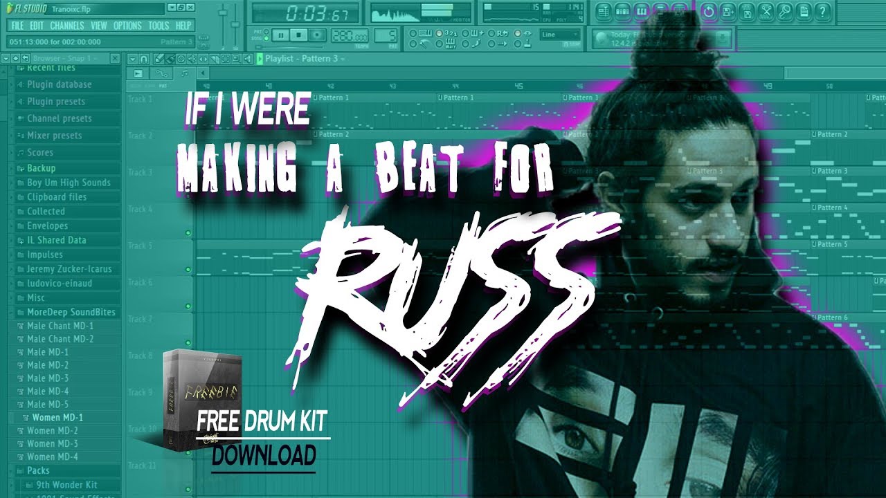 if modezart made a beat for russ free drum kit fl studio busy works beats free drum kit