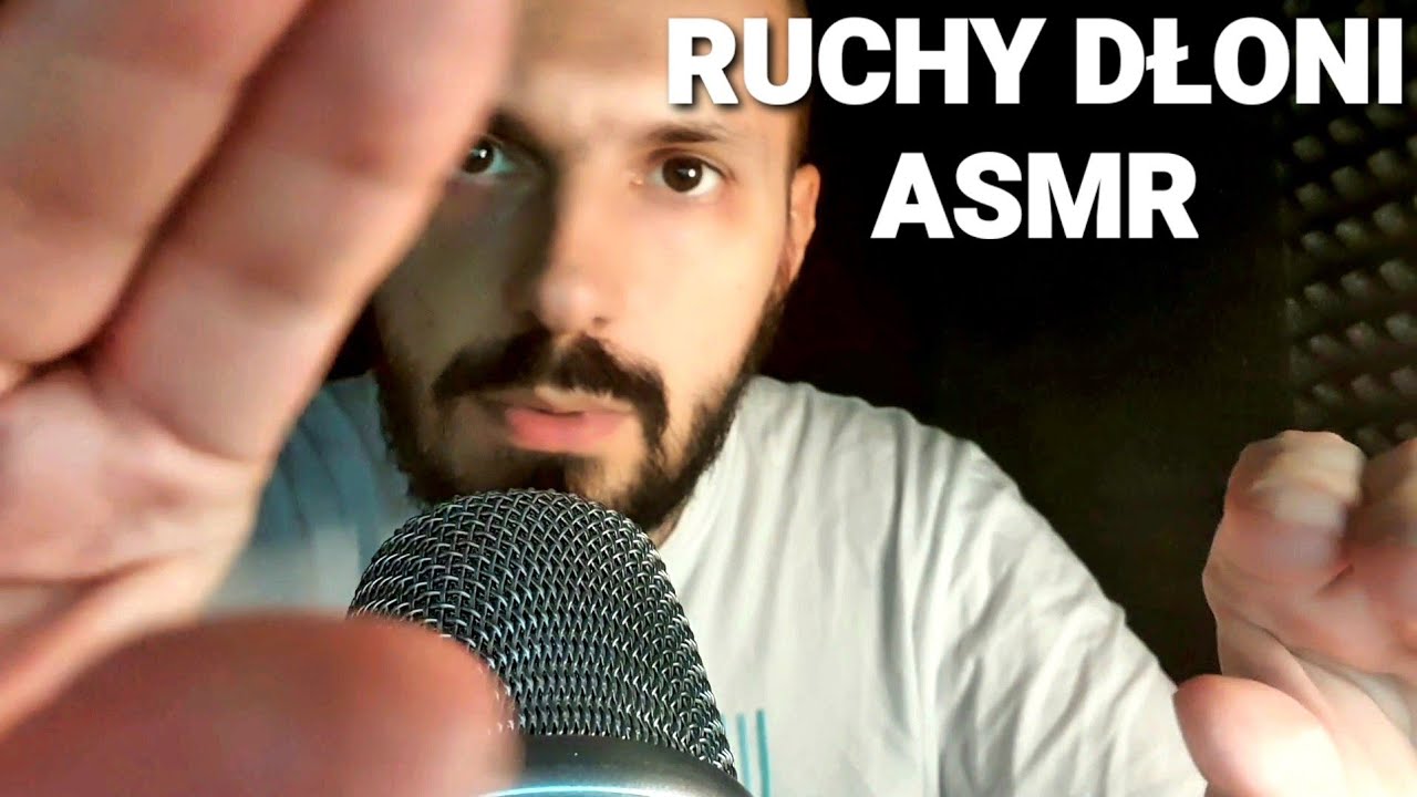 Ruchy dłoni bardzo blisko twarzy. ASMR po polsku [LOOP]