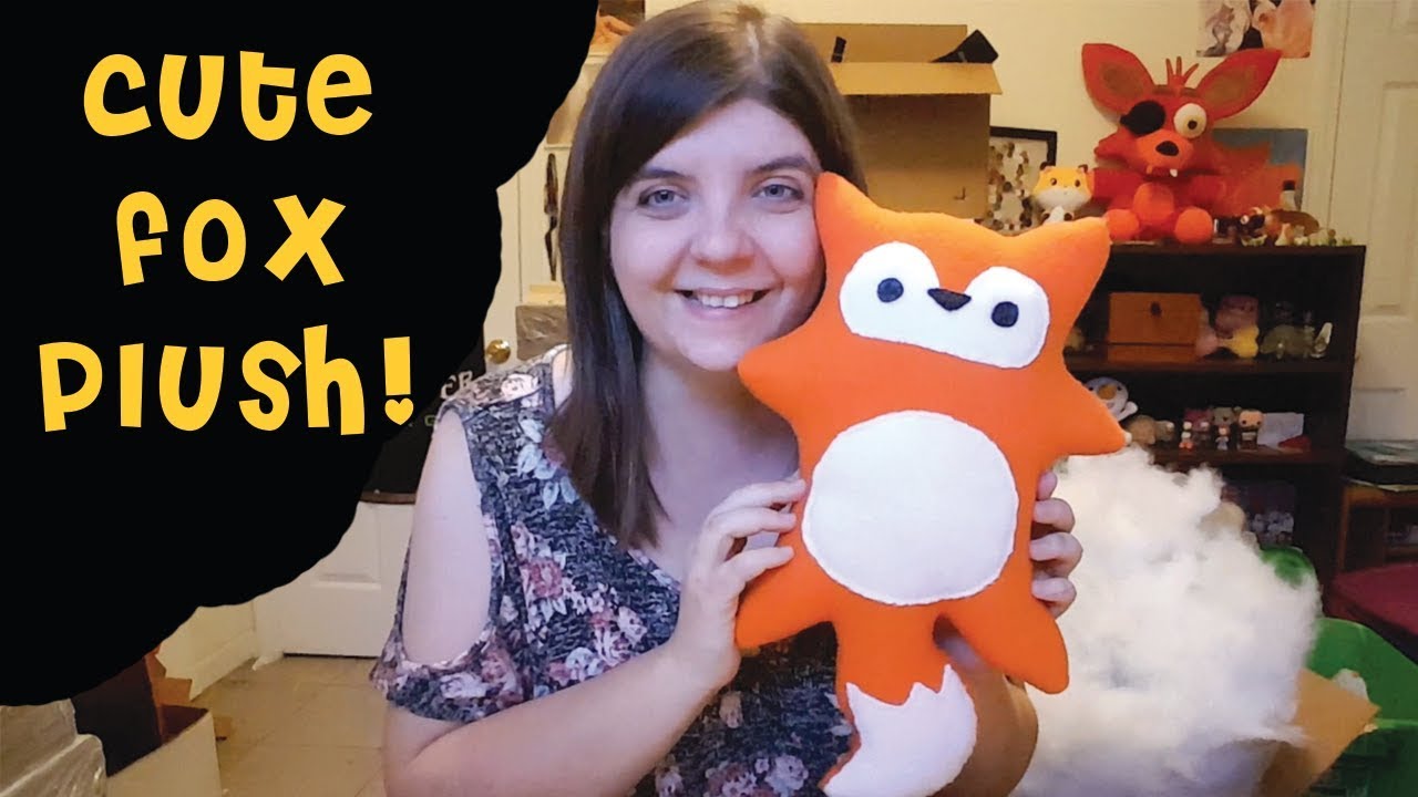 Diy How To Make A Cute Fox Plush Toy Pillow Stuffed Animal