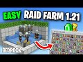 EASY RAID FARM Minecraft Bedrock 1.21! (MCPE/Xbox/PS4/Nintendo Switch/Windows 10)
