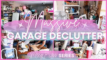 MASSIVE GARAGE DECLUTTER AND CLEAN OUT 2021 | CLEAN AND DECLUTTER WITH ME | BLESSED TO BE A MOMMY