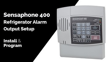 Connecting a Sensaphone 400 to a Refrigerator or Freezer Alarm Panel