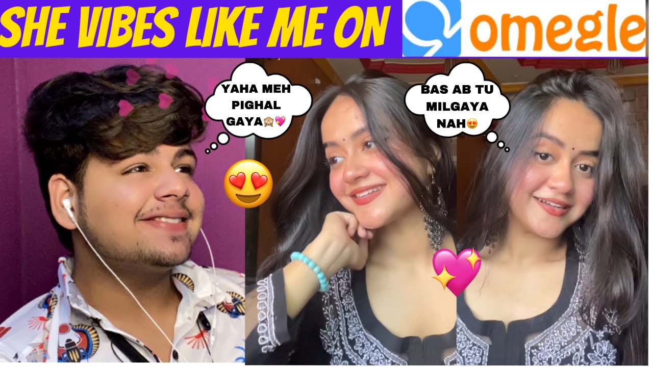 Omegle - SHE VIBES LIKE ME ON OMEGLE💖 | FUNNIEST OMEGLE VIDEO EVER😂❤️