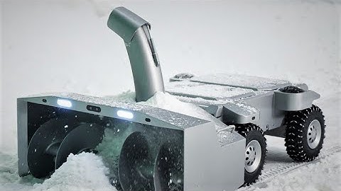 This Robot Replaces Your Lawn Mower, Snow Blower & Leaf Collector! Meet Apollo Turfstorm yard robot