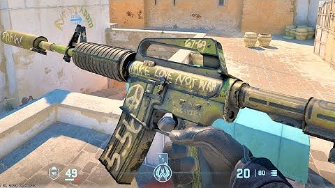 m4a1 skin change is noticeable | cs2 gameplay | Source 2 | Counter-Strike 2