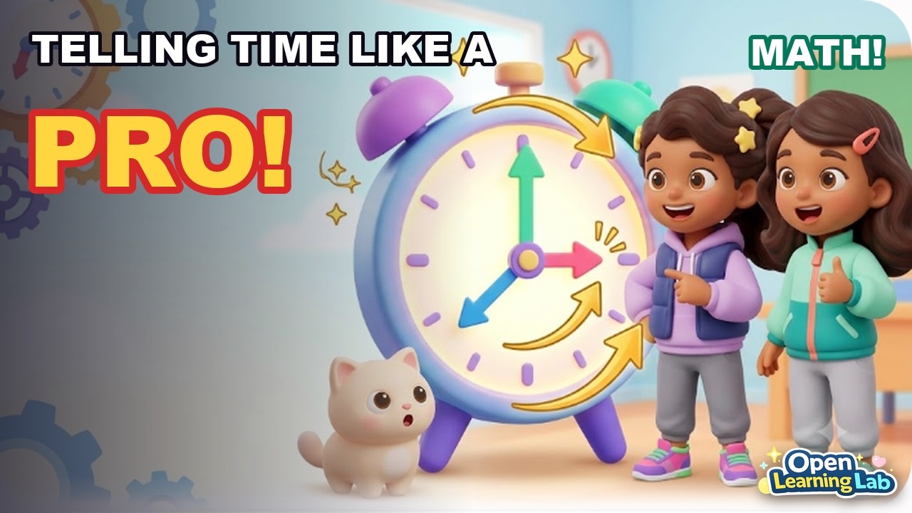 Telling Time Like a Pro | Math for Kids