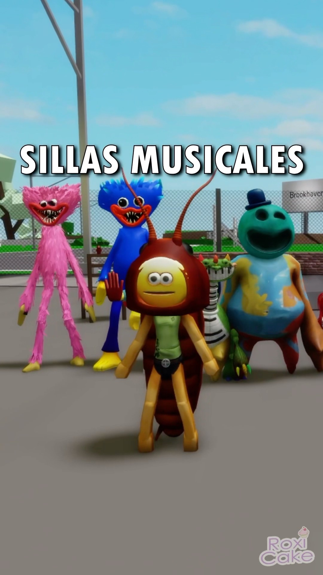 SILLAS MUSICALES EN BROOKHAVEN ? #POPPYPLAYTIME #SHORTS