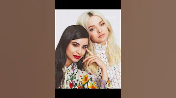 Dove Cameron and Sofia Carson/mal and Evie from descendants 2 space between