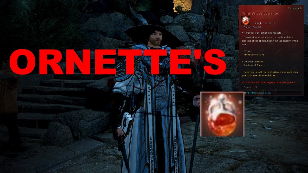 Infinite HP Potion Complete! BLACK DESERT ONLINE YouTube