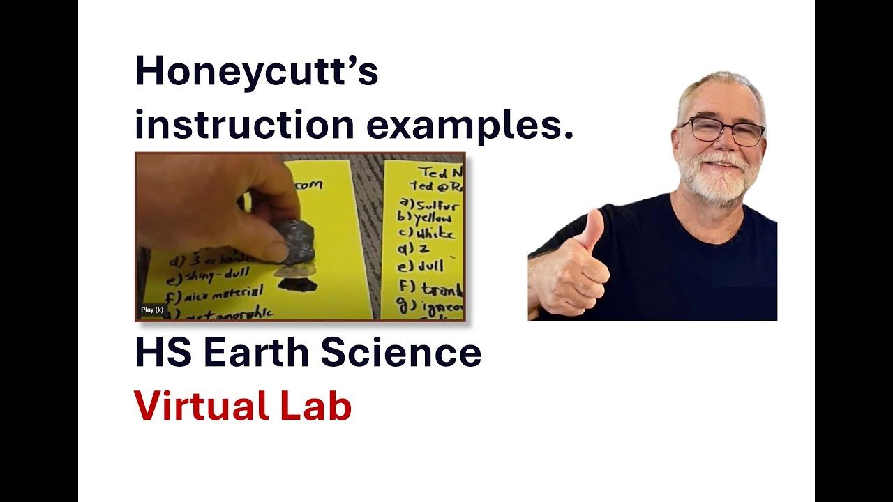 High school virtual geology lab example - YouTube
