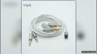 ivipQ34 Cable 4Core MMCXQDC2Pin 078mm 35 Stereo 44 Balanced miniXLR A2DC KZQDC For LCD5 HD650 HD800