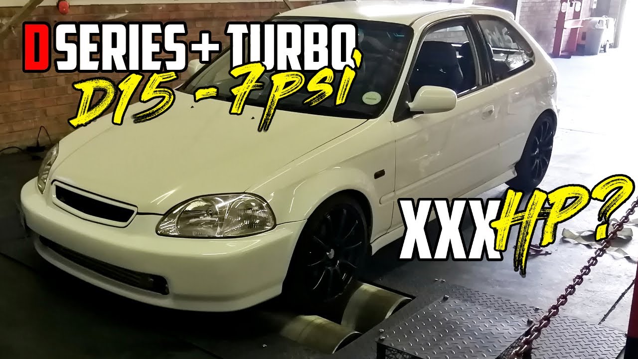 Turbo Honda Civic Dyno  - Stock 1.5 (D15/D16) | How Much Power Can It Make?