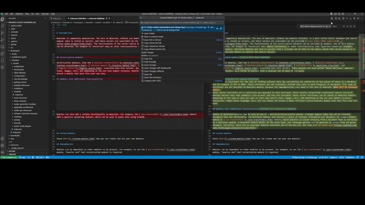 GitLens Get commit details from diff view YouTube