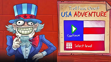 Troll Face Quest USA Adventure Funny Clips - Win and Fail All Levels