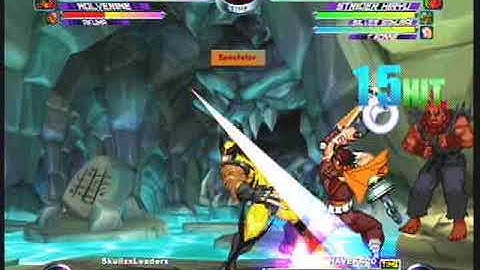 MvC2: Strider/Tron (proj) 137% Combo by Tong G